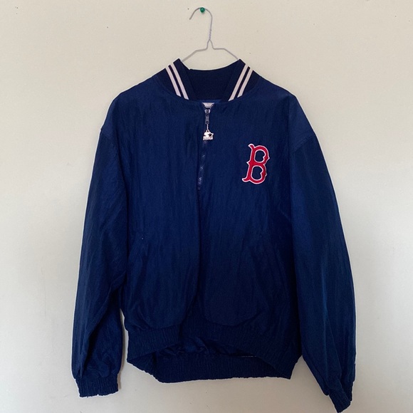 Vintage Starter Boston Redsox Manager Quarterzip - Picture 1 of 7